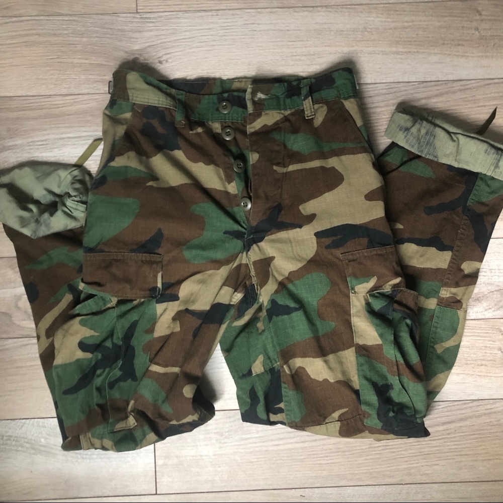 Camo cargo pants!